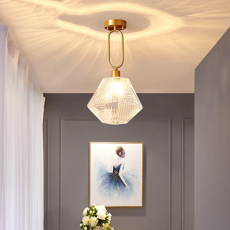 

Living Room Chandeliers Miniture Unique Nordic Indoor Home Lighting Classic Chandeliers Geometry Lustre Salon Home Appliance