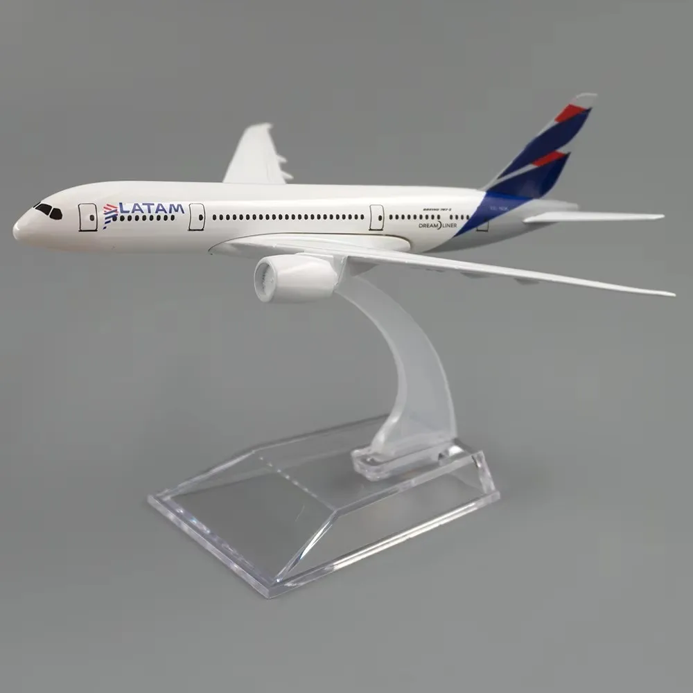 16 см самолет Latam Airlines B787 металлическая модель самолета 1:400 имитация пассажирского