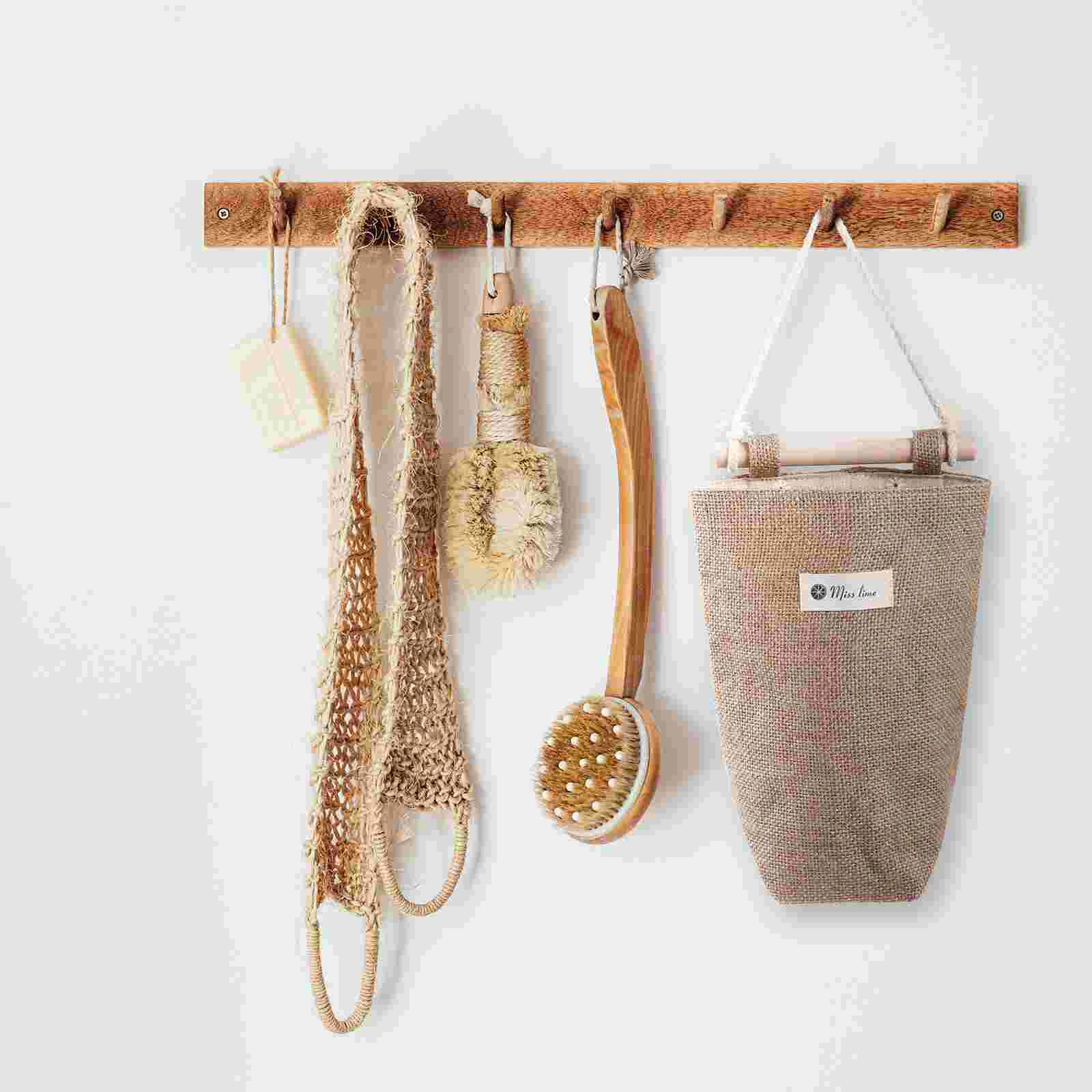 

Wall Flower Hanging Vase Basket Baskets Pots Woven Pocket Organizer Fabric Holder Foldable Planter Pot Vases Succulent Burlap