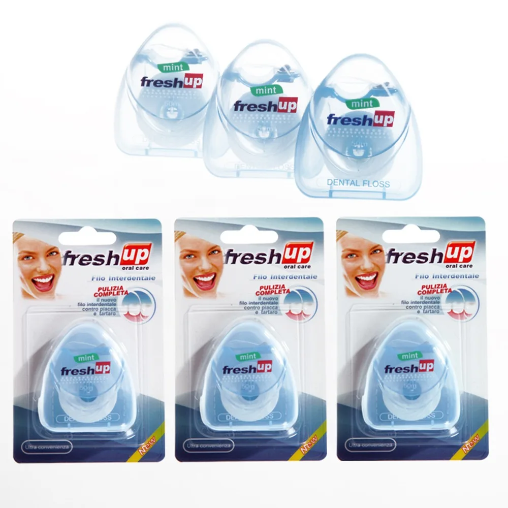 

50M Portable Clean Wire Oral Hygiene Micro Wax Toothpicks Dental Wire Teeth Stick Interdental Brush
