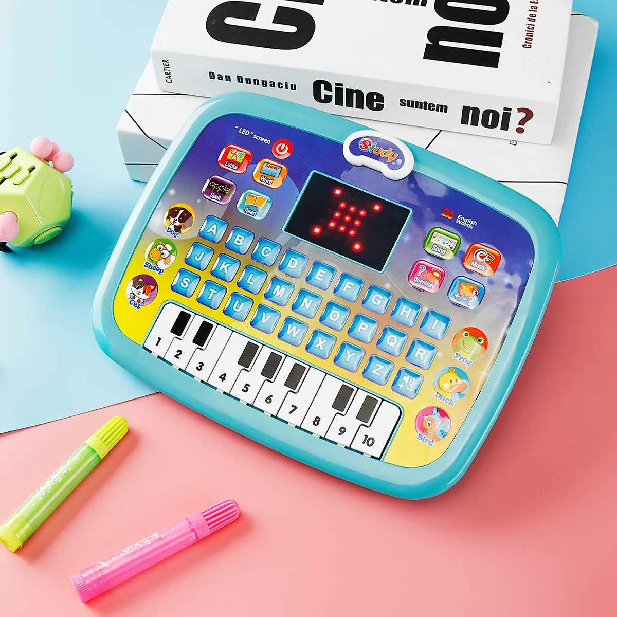 

Multifunction Mini Electronic Baby Children Learning Machine Alphabet Computer Learning Education Machine Music Song Toy