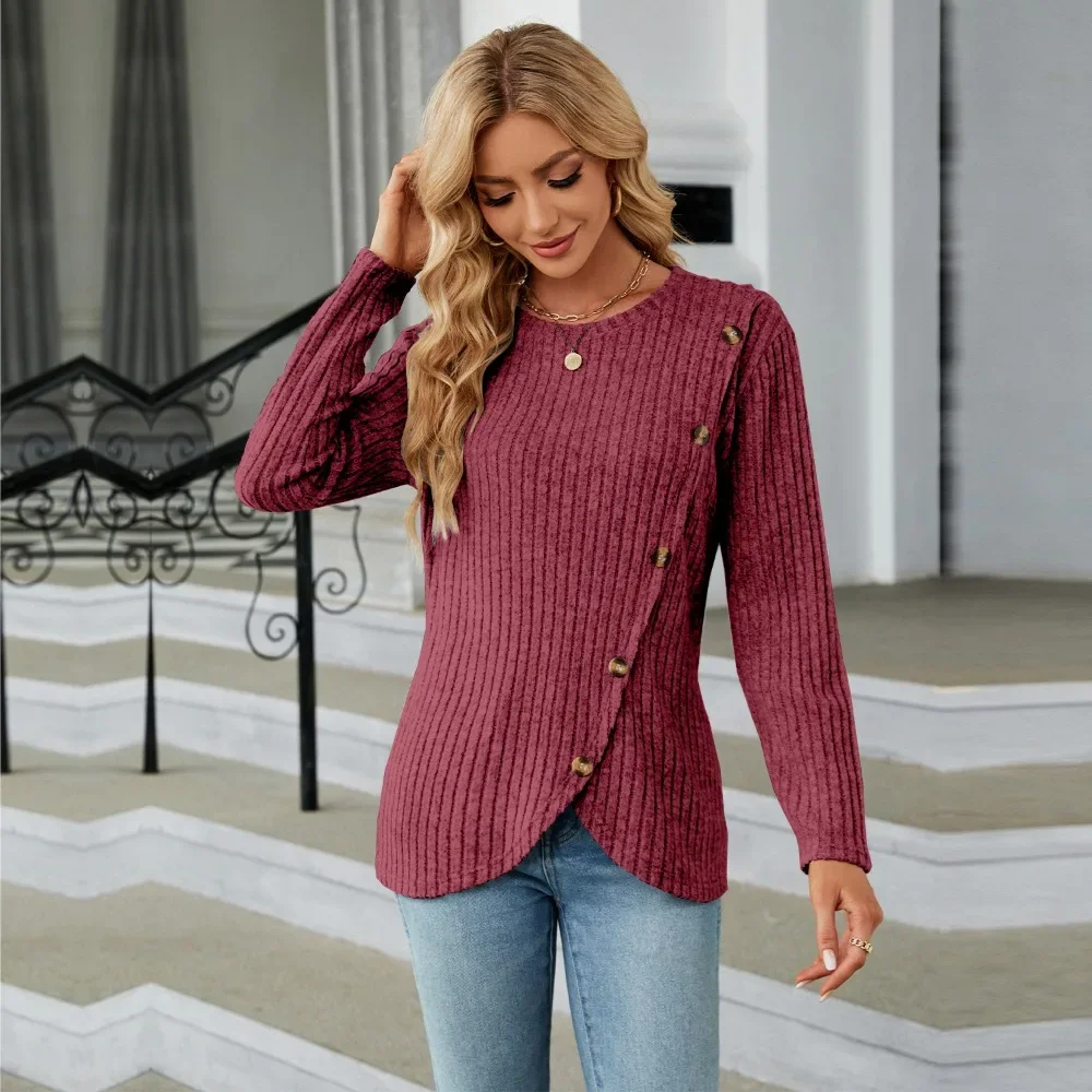 Женский свитер вязаная одежда популярная женская в Корейском стиле вязаные