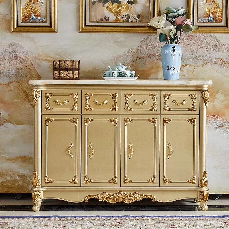 

Nordic Living Room Cabinets Storage Vintage Luxury Display Cabinet Wooden Drawer Armoires De Salon Drawers Bedroom