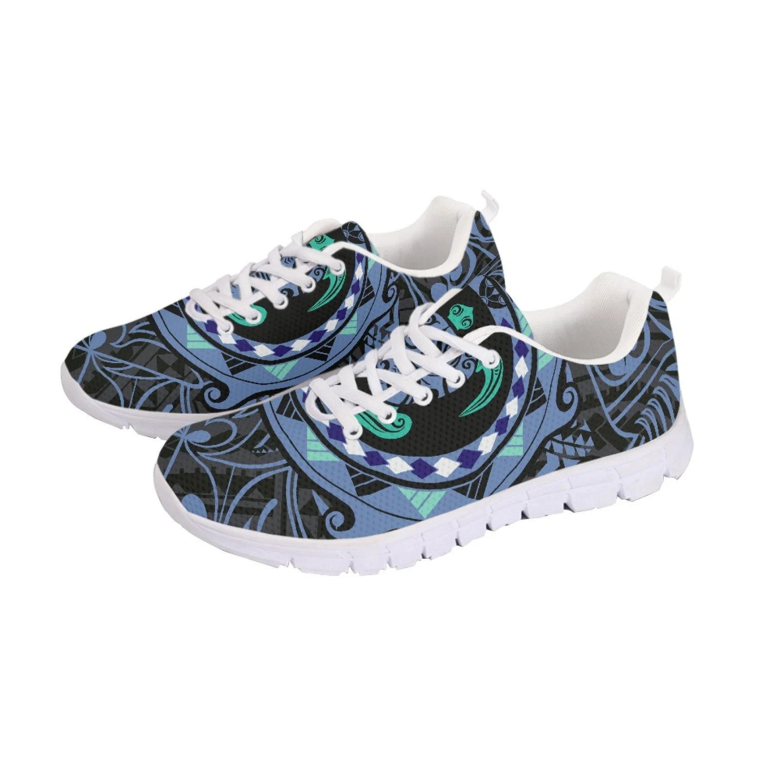

Polynesian Tribal Fijian Totem Tattoo Fiji Prints Unisex Outdoor Casual Running Shoes Comfort Breathable Soft-Soled Trainers