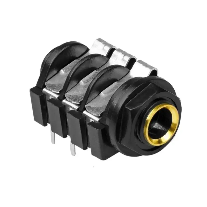 

Seiko 6.35 mm stereo initials into a double channel microphone socket outlet 6.5 audio socket