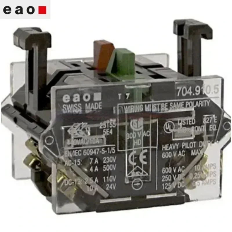704.910.2 Импортированный кнопочный переключатель EAO 704.910.4 Контактный модуль 704.910.5