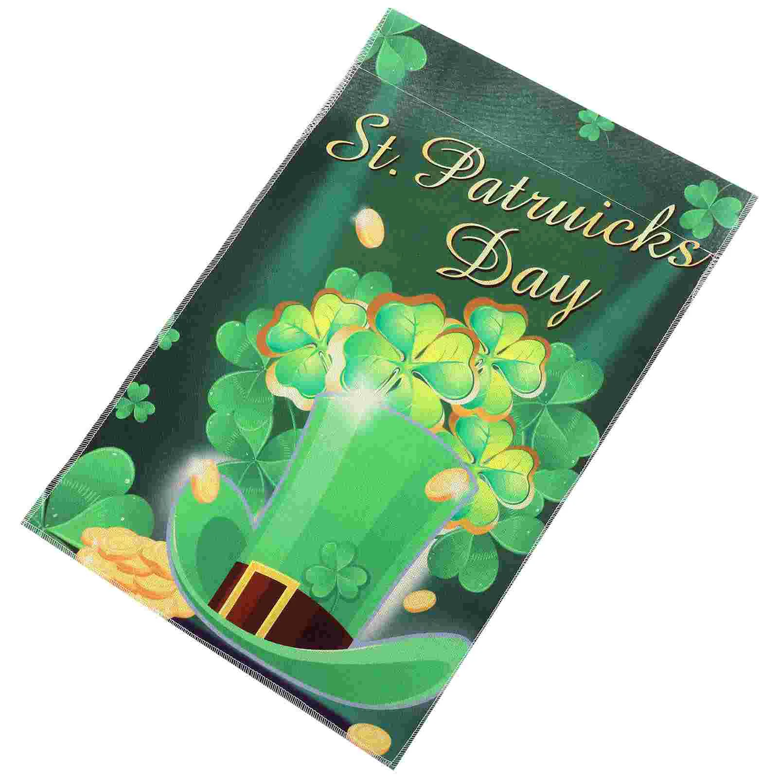 

Флаг для сада Патрика, день св, баннер, праздничные флаги для фестиваля Shamrock, Декор, подвесные разноцветные картинки, украшение для шамбола, четыре