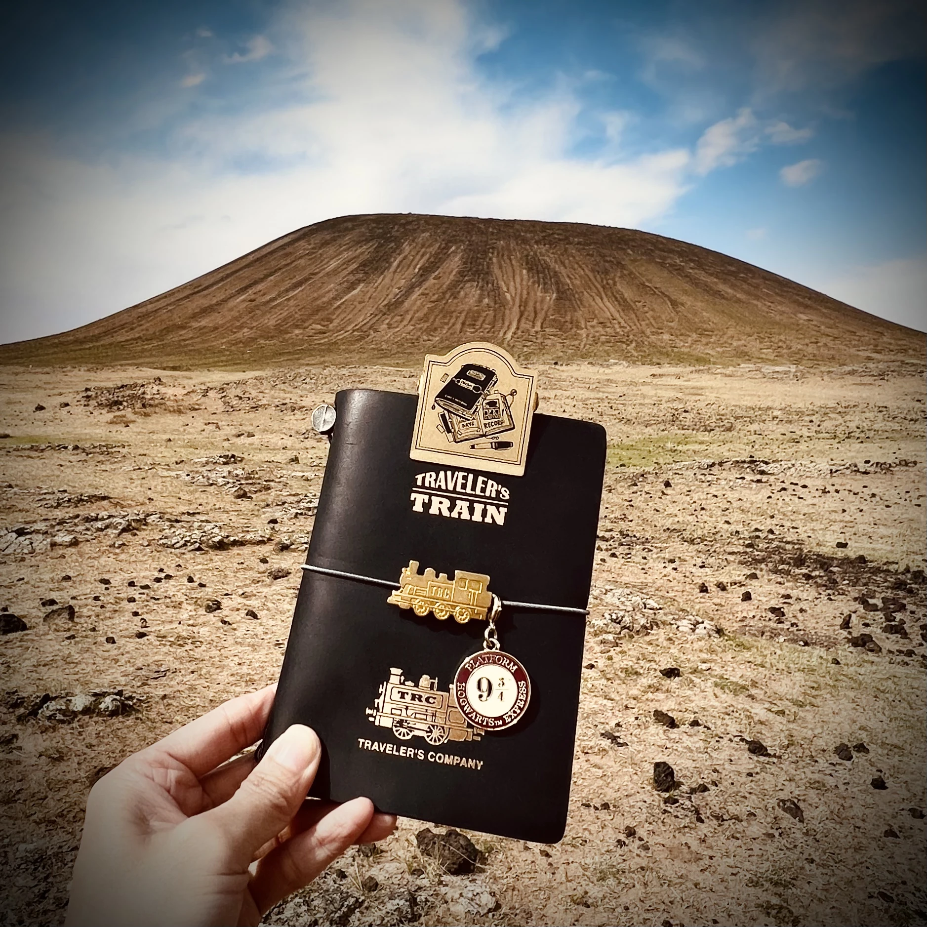 Vintage Travellers Notebook TN Brass Paper Clips Coffee Copi