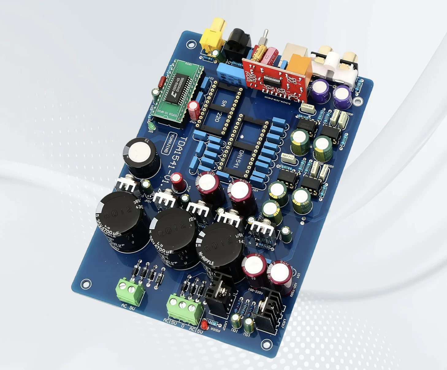 Фото Плата аудиодекодера TDA1541 |   Оптические/коаксиальные/USB-входы, модуль USB CS8412 + NE5534 + PCM2704 №3