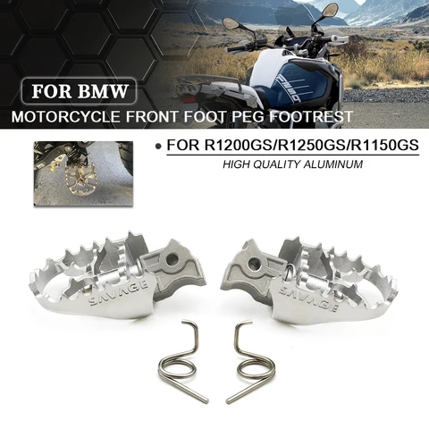 Подставка для ног мотоцикла для BMW R1200GS Adventure LC R1250GS R 1200 R 1250 GS/ADV 2013-2024, передняя подставка для ног, педали