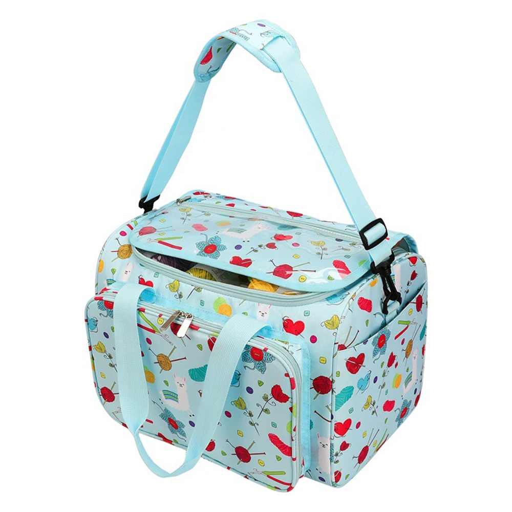 

Empty Yarn Storage Bag DIY Weave Crochet Hook Bag Crochet Hook And Knitting Bag For Knitting Sewing Accessory