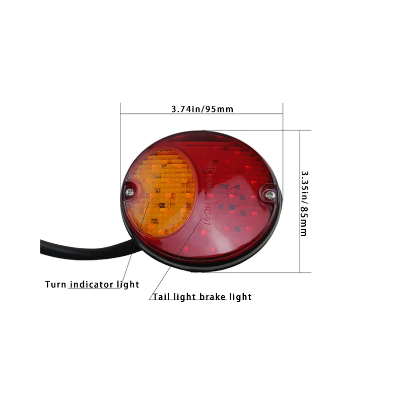 12V48V светодиодный задний фонарь совместимый с экскар тележкой для гольфа