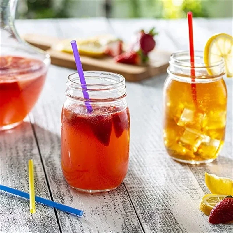 Рисунок 4 - одноразовые Разноцветные полосатые соломинки