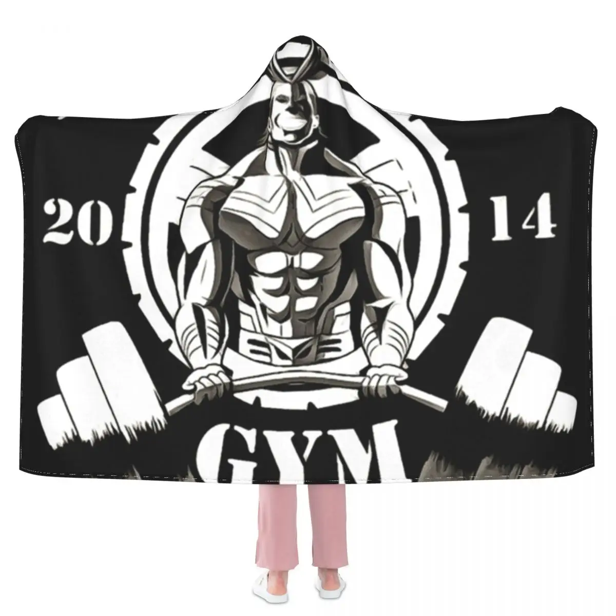 

Одеяло из аниме флиса с капюшоном для пикника