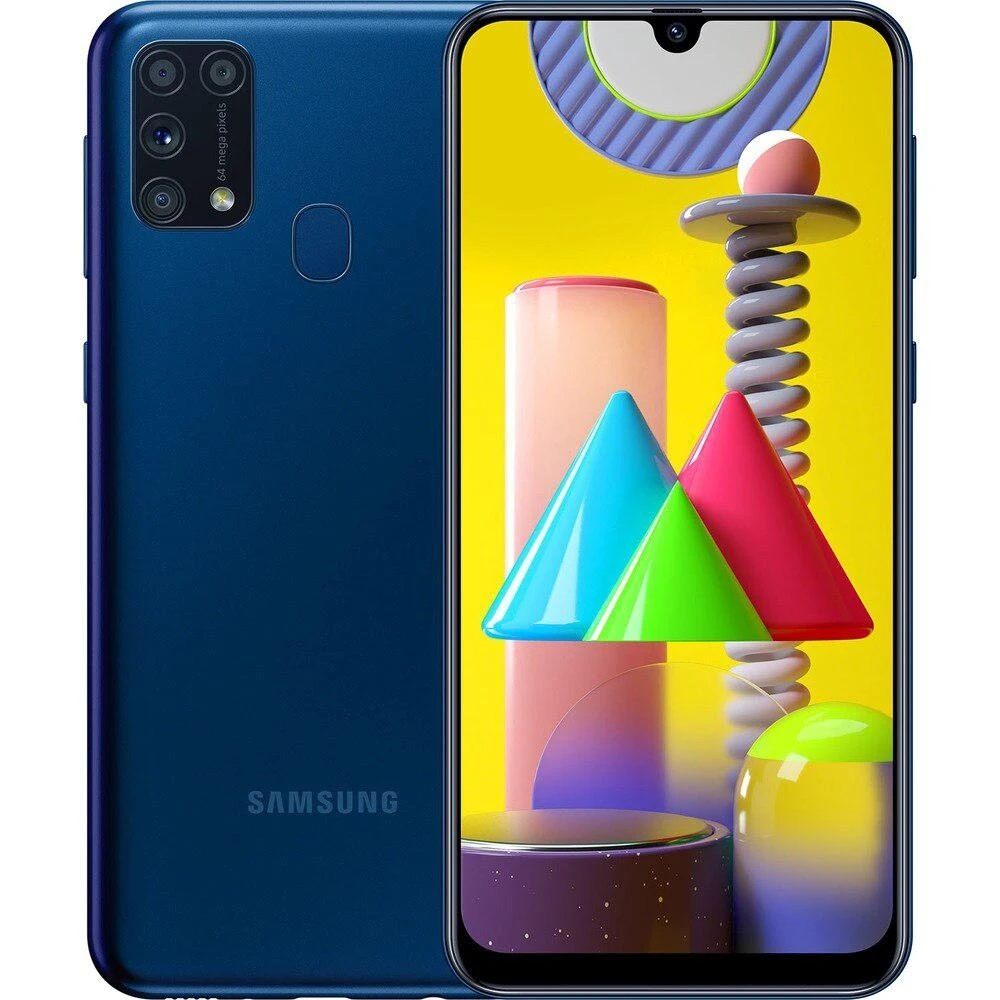 Смартфон Samsung Galaxy М31 (2020) 128 ГБ синий | Мобильные телефоны и аксессуары