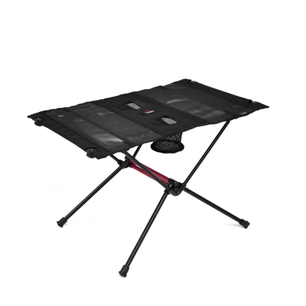 Widesea Foldable Table Portable Camping Fishing Hiking Camper Desk Tourist Garden Yard Beach Tent Furniture with Bottle Holder