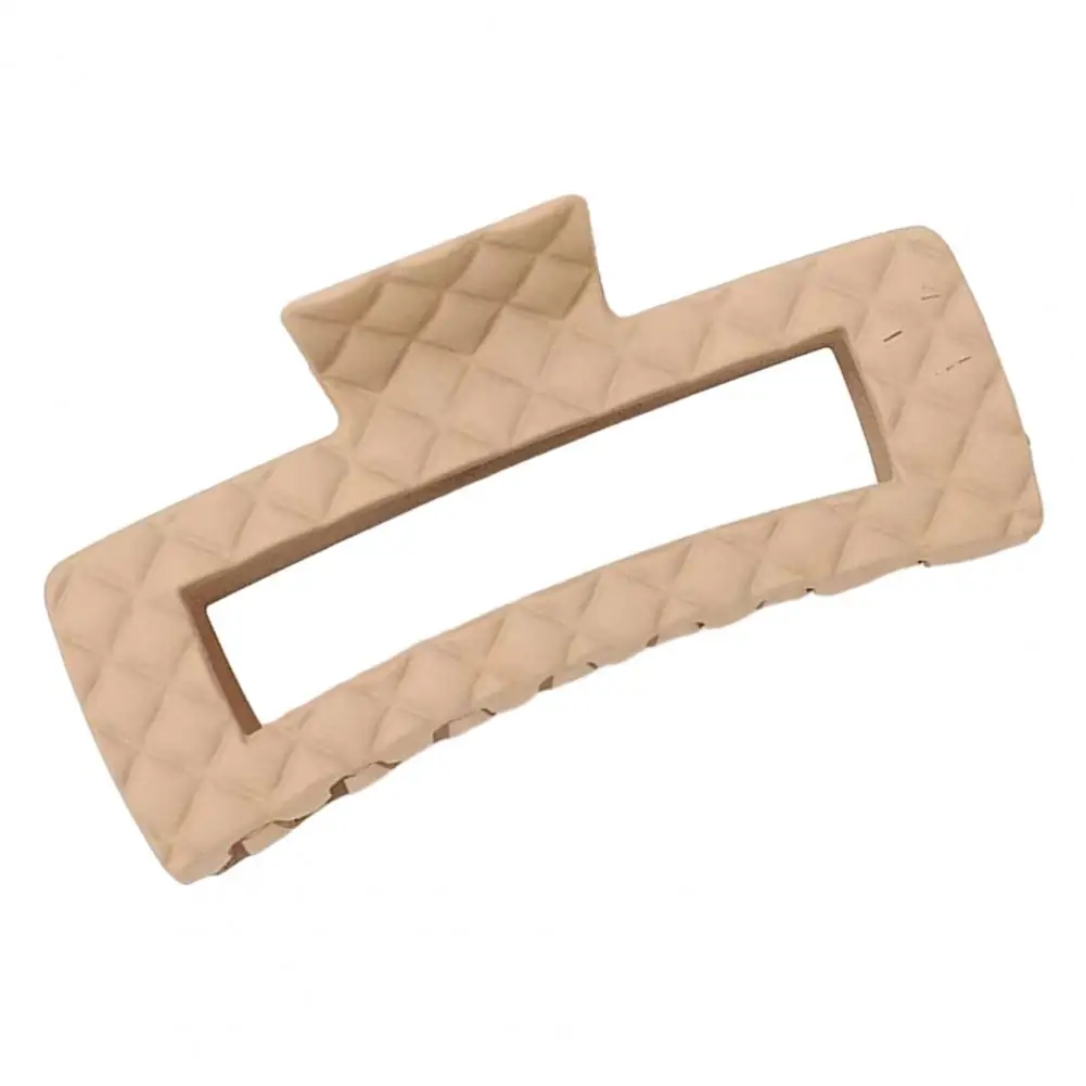 

Hair Clamp Stylish Hair Claws Strong Anti-slip Grip for Easy Organization Women's Oblong Shape Solid Color Hair Clips