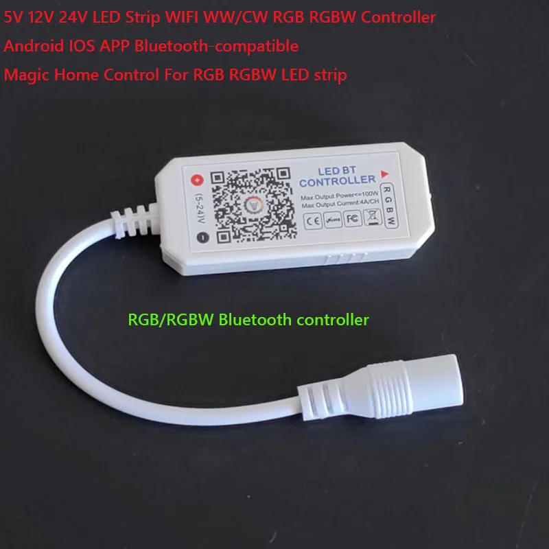 Контроллер Magic Home RGBW СИД лента Wi-Fi 5-28 В постоянного тока Управление по Bluetooth