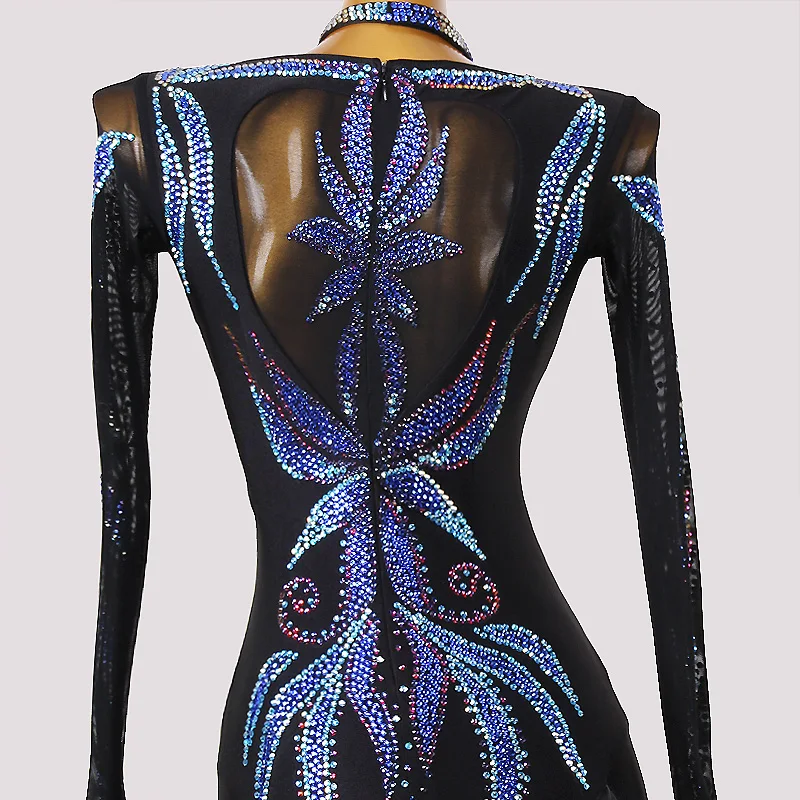 Танцевальный Костюм женский с юбкой для представлений