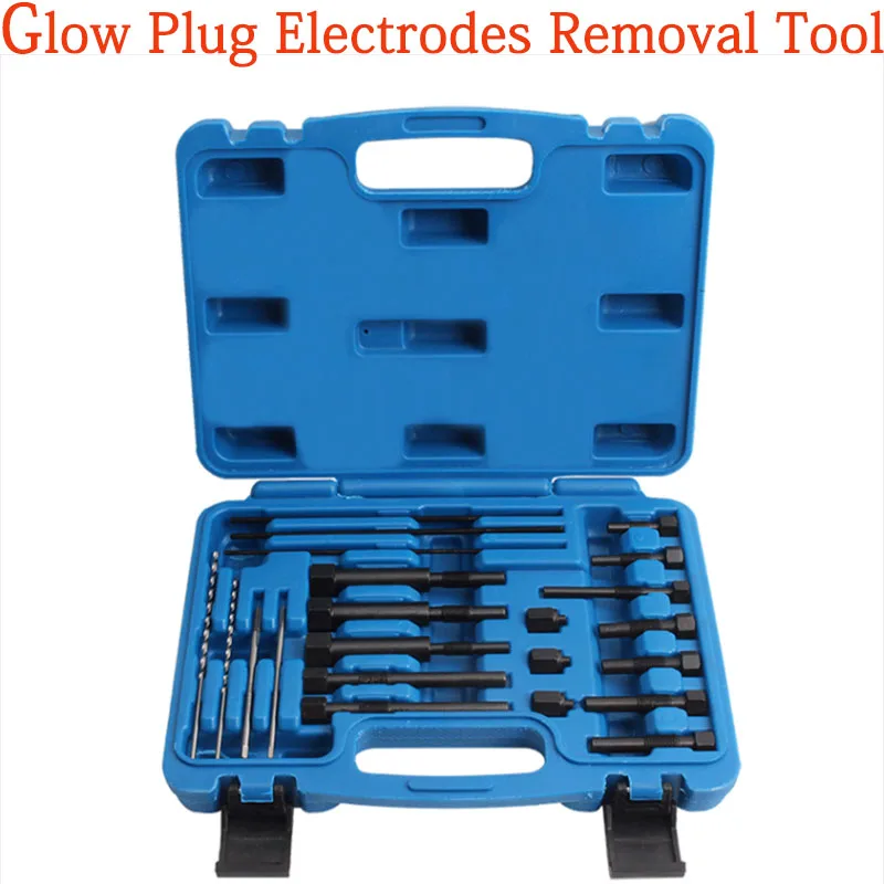 

M8 & M10 Glow Plug Electrodes Removal Extracting Plugs Tool Kit Repair Tools