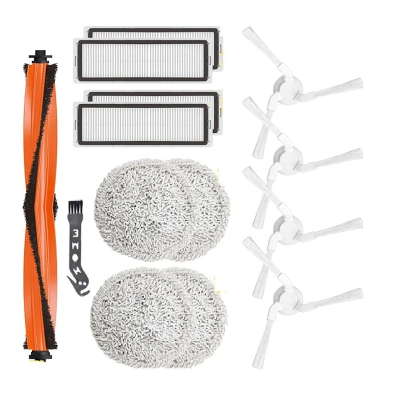 

Набор аксессуаров для робота-пылесоса Xiaomi Mijia Pro STYTJ06ZHM, запчасти, HEPA фильтр, основная боковая щетка, насадка на швабру