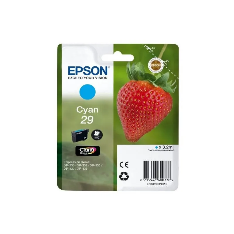 Epson T2982 (29) голубой оригинальные чернила cartridge-C13T29824012 | Компьютеры и офис