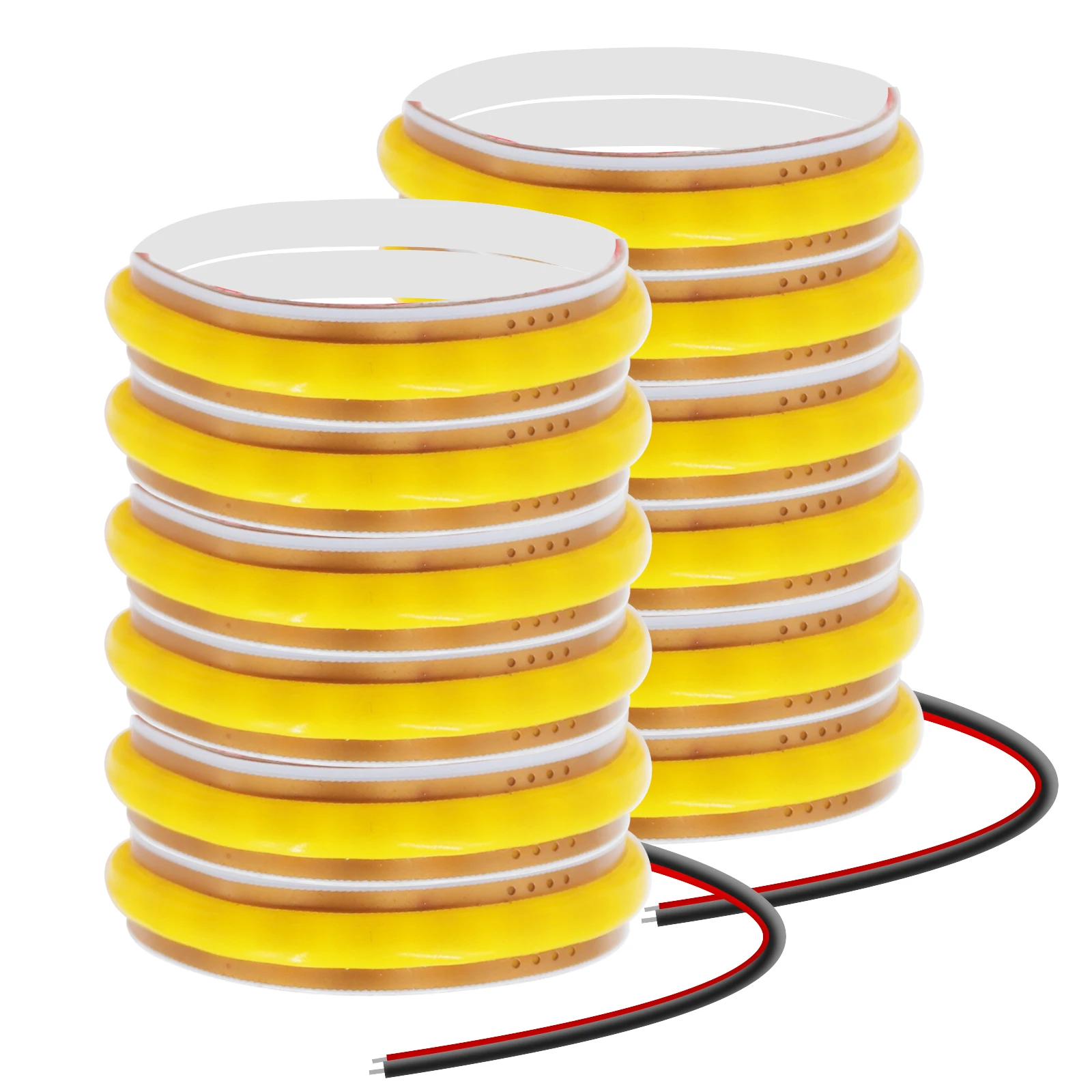 Фото Светодиодные ленты COB Free Cut 400LEDs/M Гибкая светодиодная лента 3000K 4000K 6000K Линейное освещение 1-10M 12V 24V Украшение дома №5