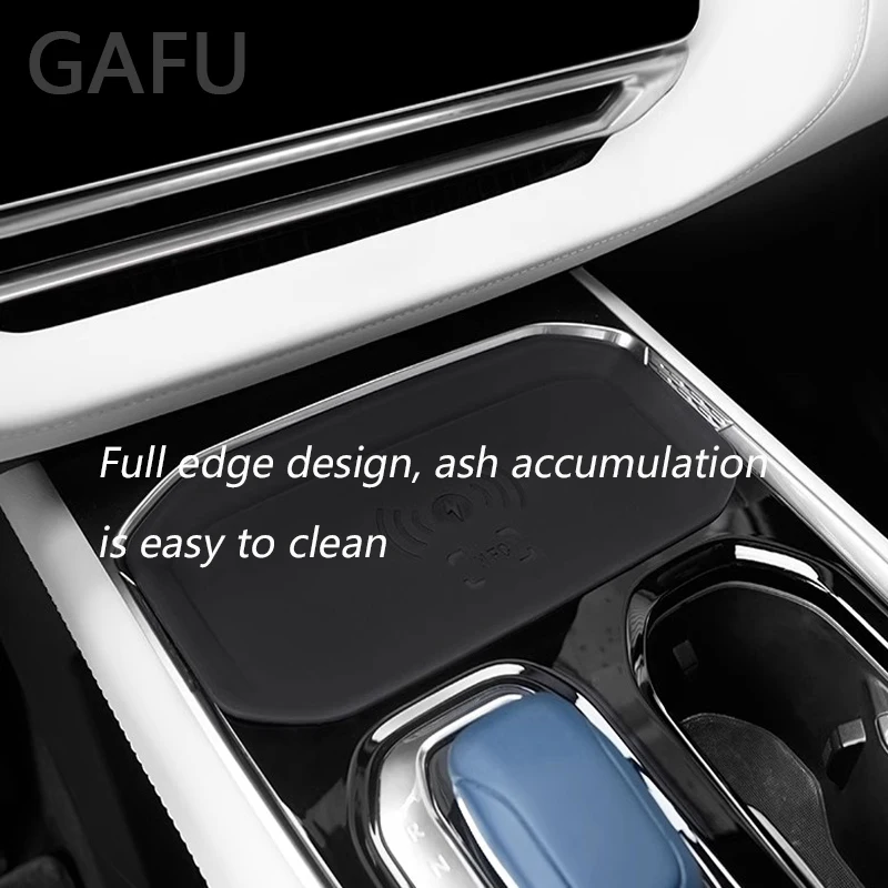 

For ZEEKR 009 2023 2024 Central Control Wireless Charging Silicone Mat Non-slip Mat Car Interior Modified Automotive Supplies