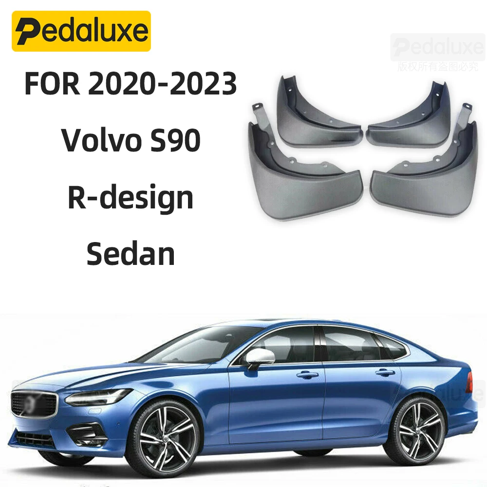 

Genuine OEM Set Splash Guards Mud Flaps FOR 2020-2023 Volvo S90 R-design Sedan
