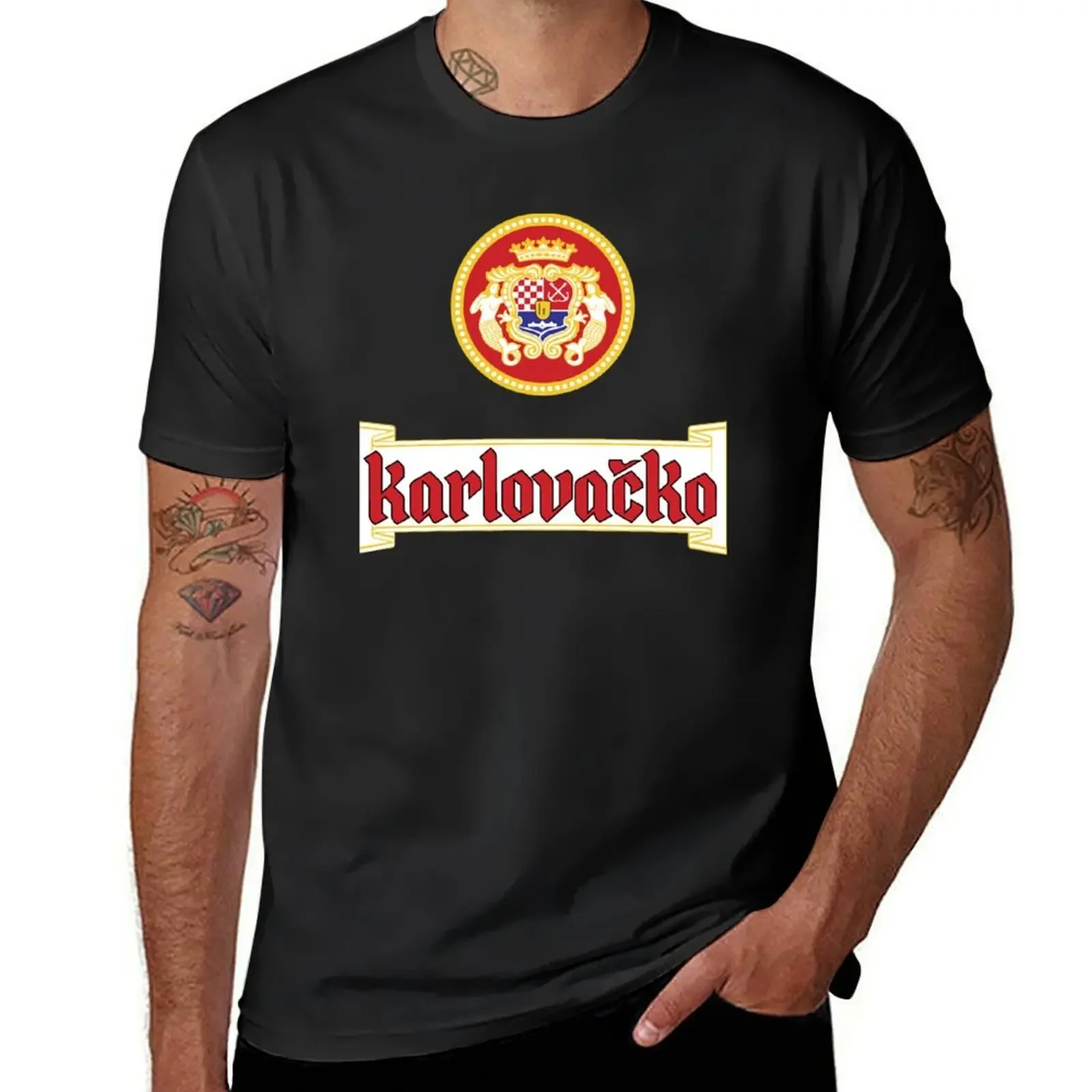 Хорватия-Karlovac-Karlovacko - World Beer футболка винтажная одежда графическая винтажные