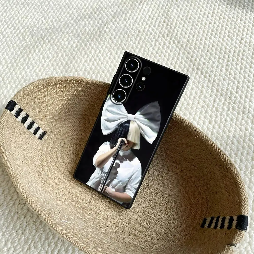 Фото Чехол для телефона Singer Sia для Samsung Galaxy S26 S25 S24 S23 S22 S21 S20 Plus Ultra Note20, мягкий, черный №2