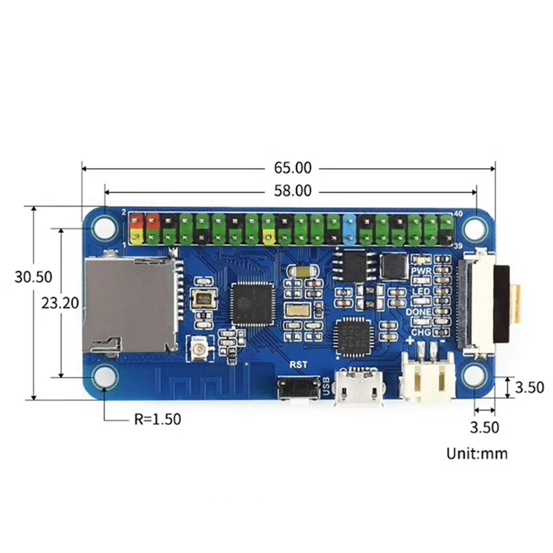 Плата разработки ESP32 240 МГц WIFI Bluetooth Поддержка изображения голосовой обработки B