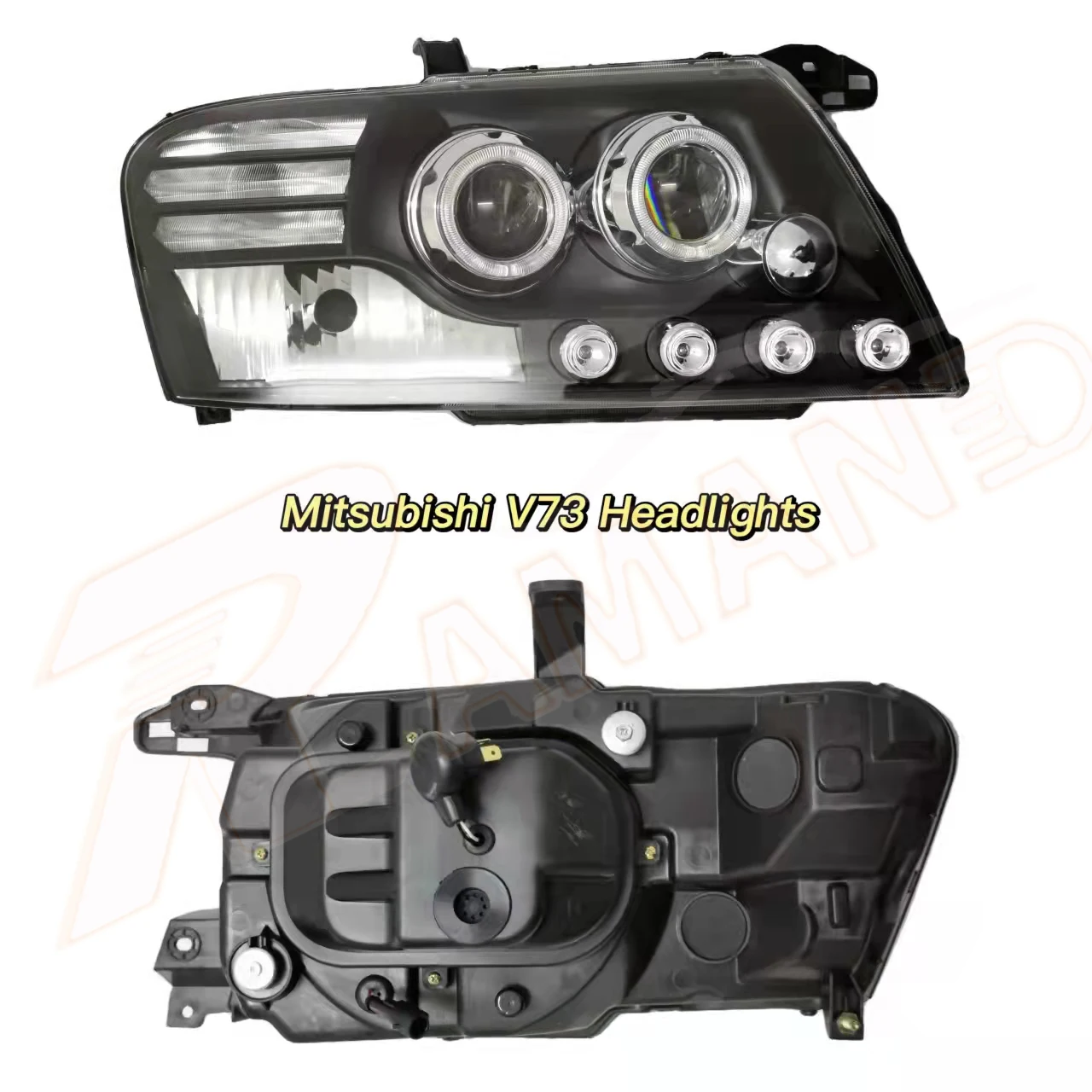 

RAMAND Led Headlight Front Light Assembly For Mitsubishi Pajero V73 2004-2011