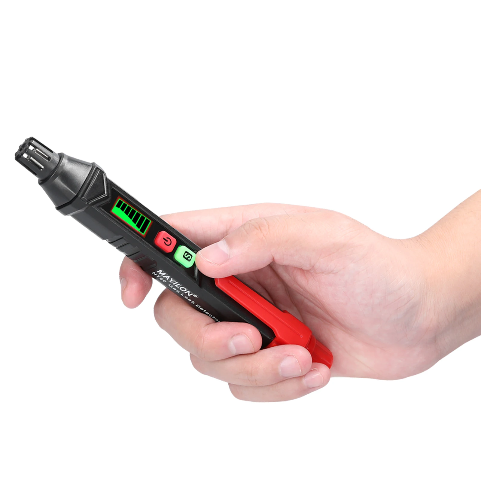 

Handheld Combustible Gases Leak Detector Natural Gases Leakage Tester Portable PPM Meter Combustible Gases Analyzer Pen