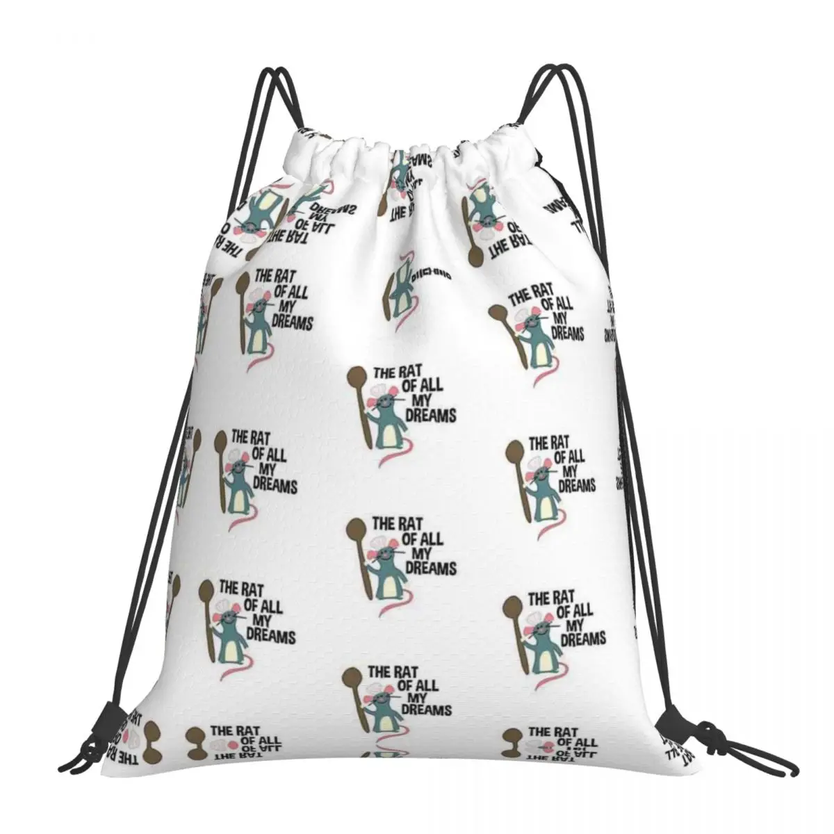 

Многофункциональные портативные сумки на шнурке Remy, Рататуй, с кулиской, с карманами для обуви, сумки для книг для мужчин