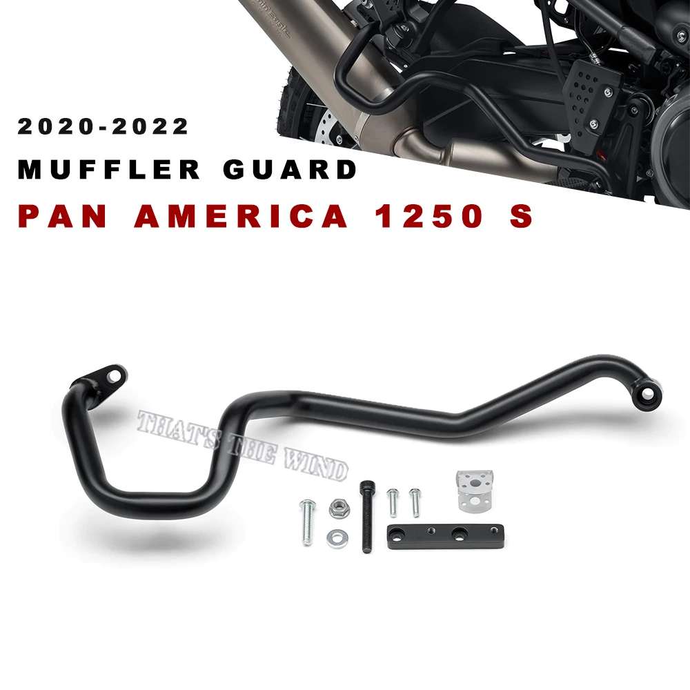 For PAN AMERICA 1250 S PA1250 S PANAMERICA1250 Motorcycle Muffler Guard Frame Bumper Muffler Bumper Guardia del silenciador