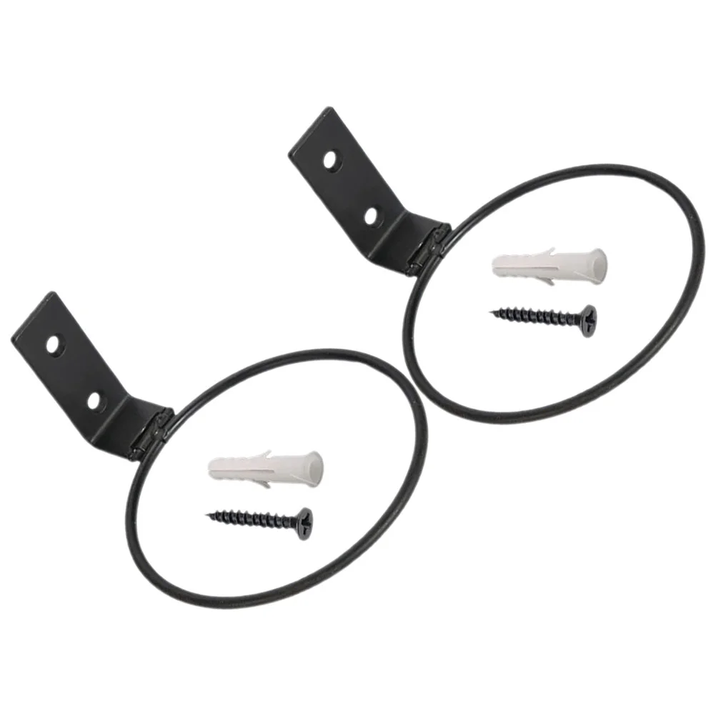 

2pcs Basketball Football Soccer Volleyball Iron Metal Wall-mount Rack Home Ball Rack