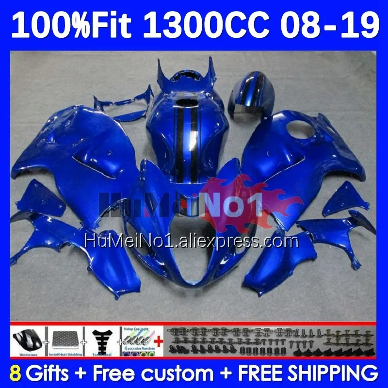 

Корпус для SUZUKI Hayabusa GSXR 1300CC 1300 CC GSXR-1300 29No.226 GSXR1300 08 09 10 11 12 13 14 15 16 17 18 19 синий глянцевый обтекатель