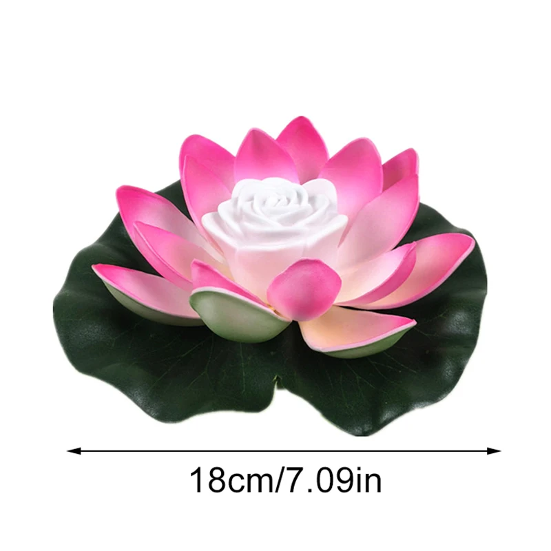 Водонепроницаемый Плавающий Светодиодный Светильник В Форме Лотоса На