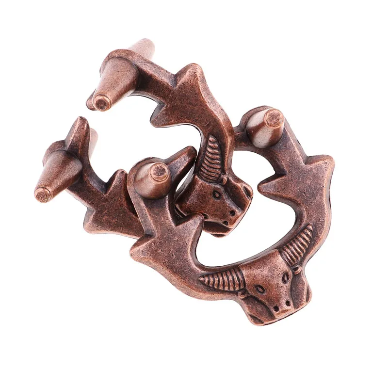 

Ox Head Lock Unlock Metal Brain Teaser Puzzle IQ Challenge Logic Game For Kids Adults Juegos De Ingenio Rompecabezas