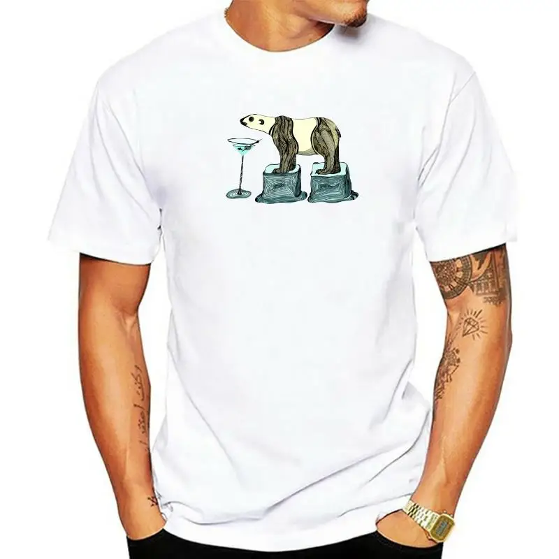 

Взбитый .. 2018 Мужская футболка с принтом ледяного белого медведя, надпись «Not splash», дизайн русского искусства, летняя крутая одежда, мультяшн...