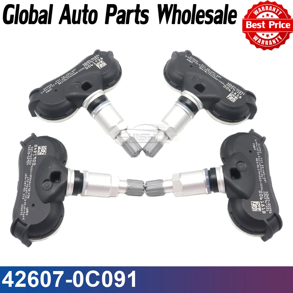 42607-0C091 Автомобильный датчик давления в шинах TPMS для Toyota Sequoia Tundra Highlander RAV4 Sienta 426070