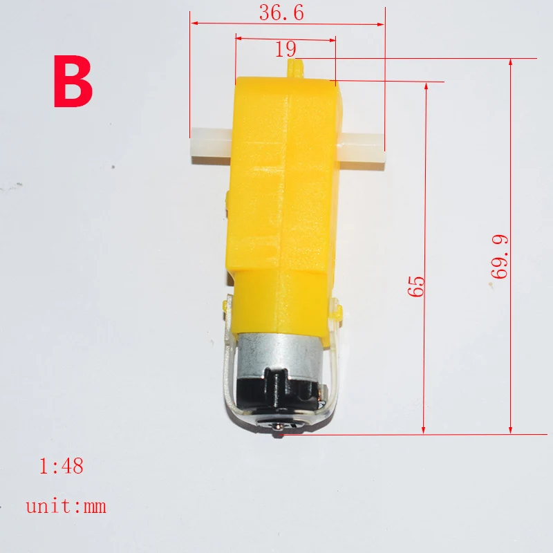 Миниатюрный двигатель с медленной скоростью 200 постоянный ток 3 В 5 6 50 об/мин-130