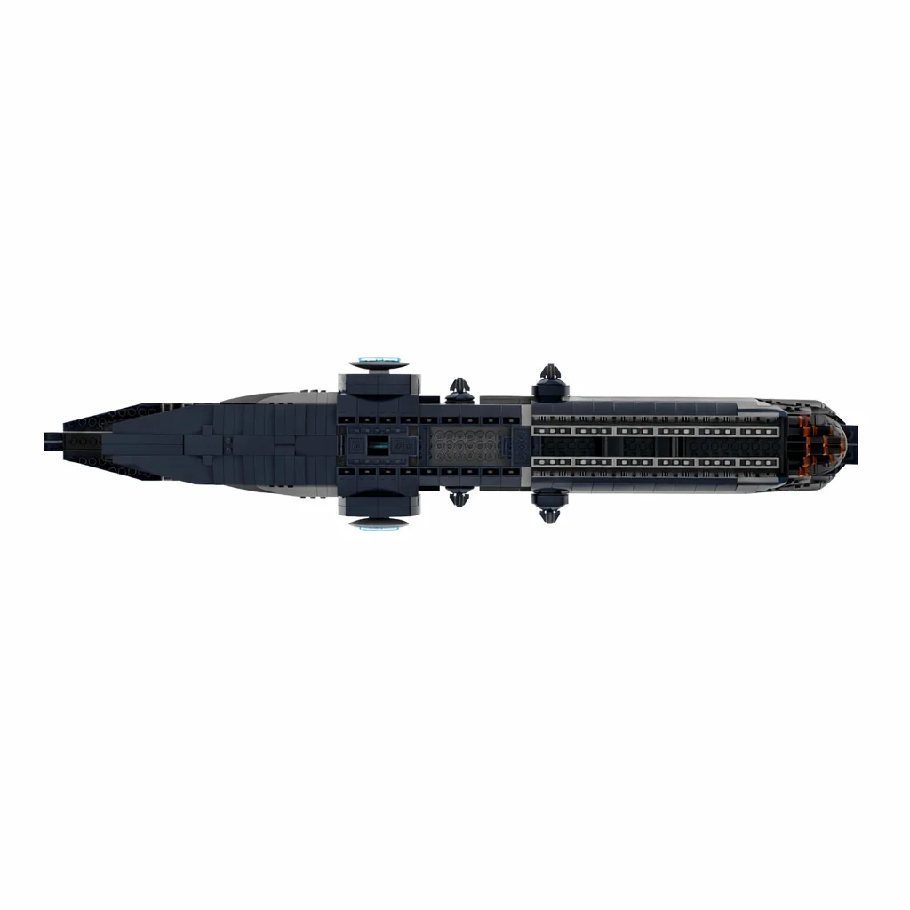 Конструктор Galactic Starship MOC, модель научно-фантастического космического крейсера, набор для сборки межзвездного разрушителя, настольный декоративный элемент (art.: 3920dacb31b23) - 3920dacb31b23