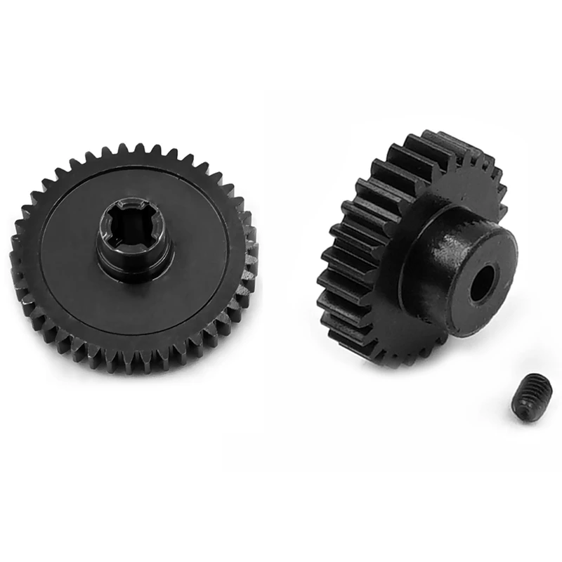 

NEW-Steel Metal Diff Differential Main Gear 42T For 1/18 Wltoys A959-B A969-B A979-B K929-B & Metal Motor Pinion Gear 27T