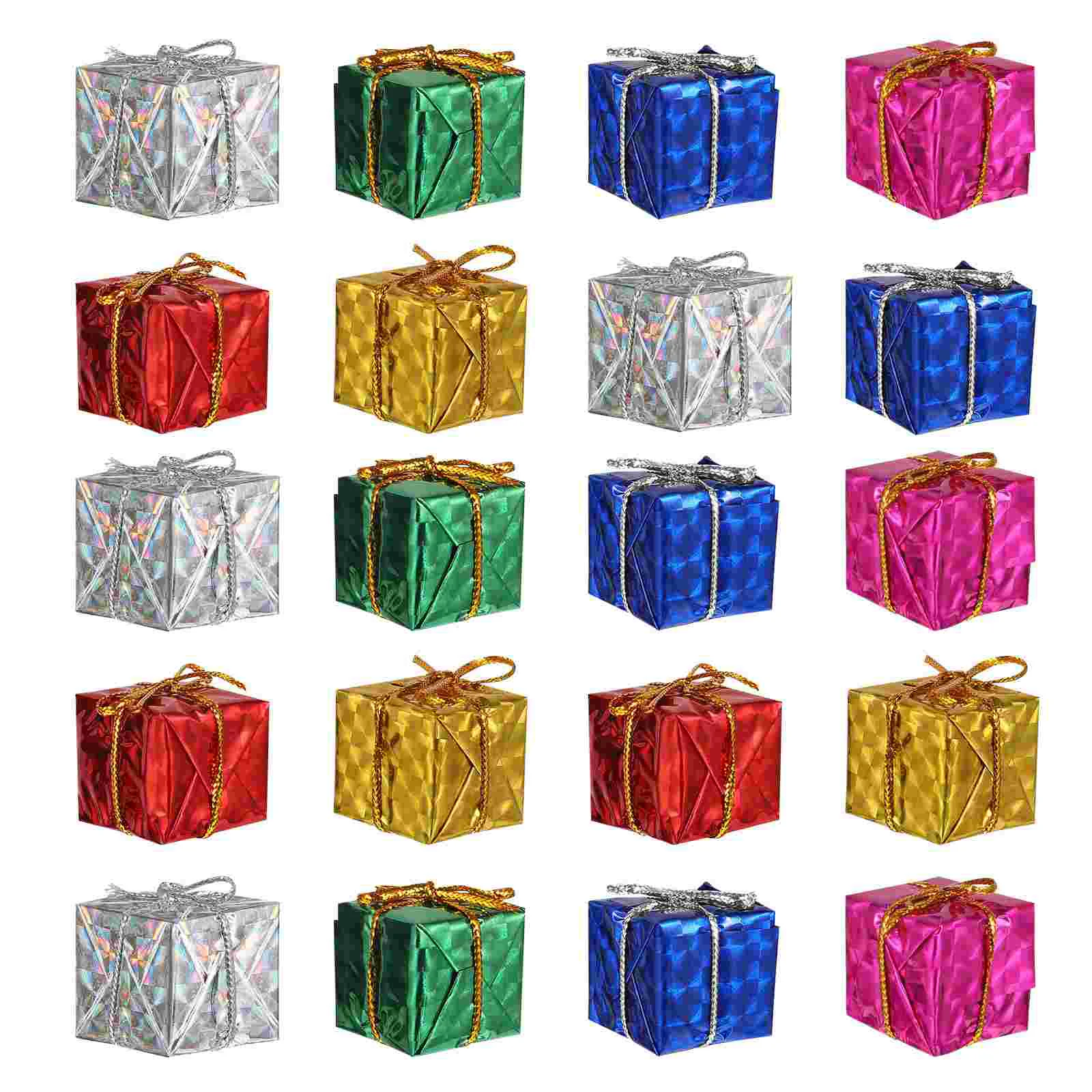 

Mini Gift Box Pendants Christmas Tree Ornaments Hanging Small Gift Boxes Pendants Xmas Tree Decor Party Supplies