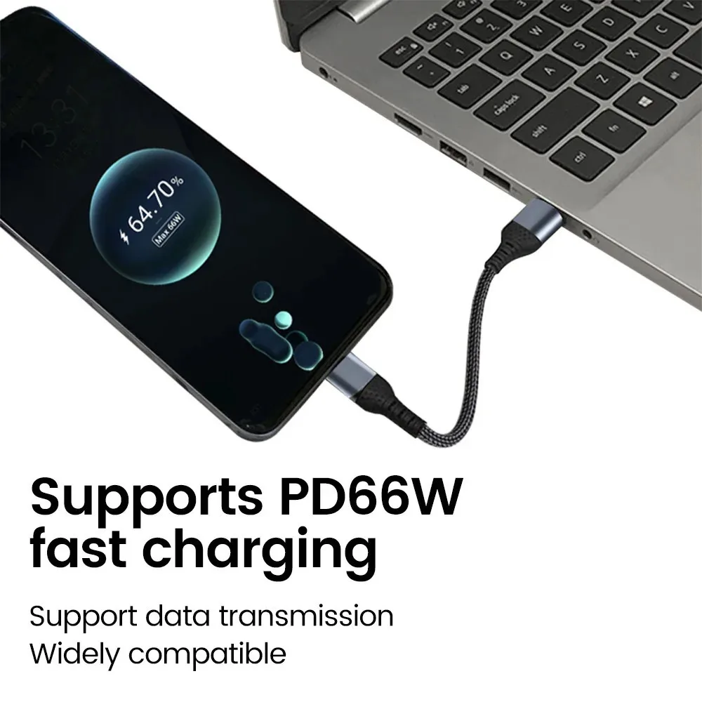 Внешний аккумулятор UKGO USB Type C на 6A 66 Вт 25 см 50