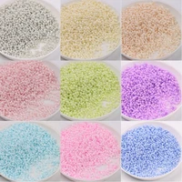 high quality cream rice beads solid frosted glass loose beads diy hand beading beading technology etc