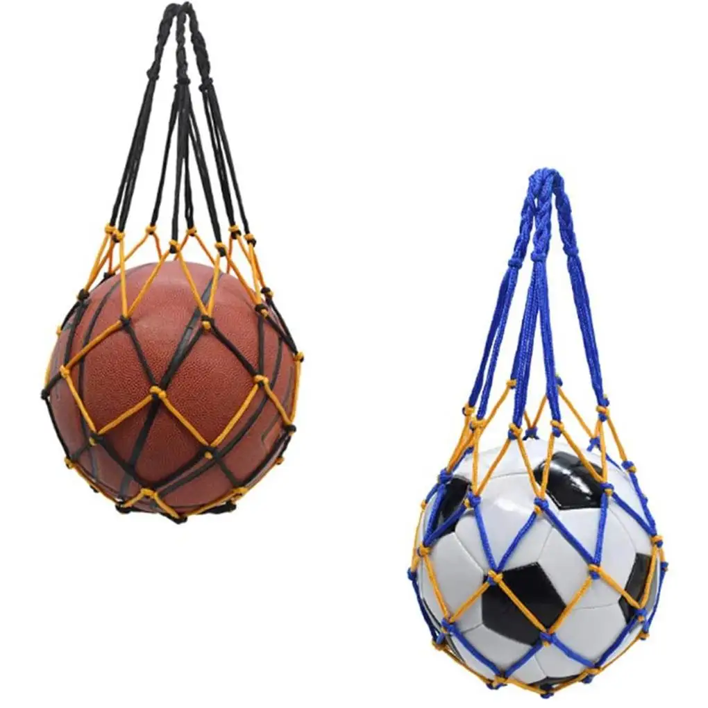 

2 Pcs Ball Carrier Mesh Bag Basketball Net Pouch Sports Equipment