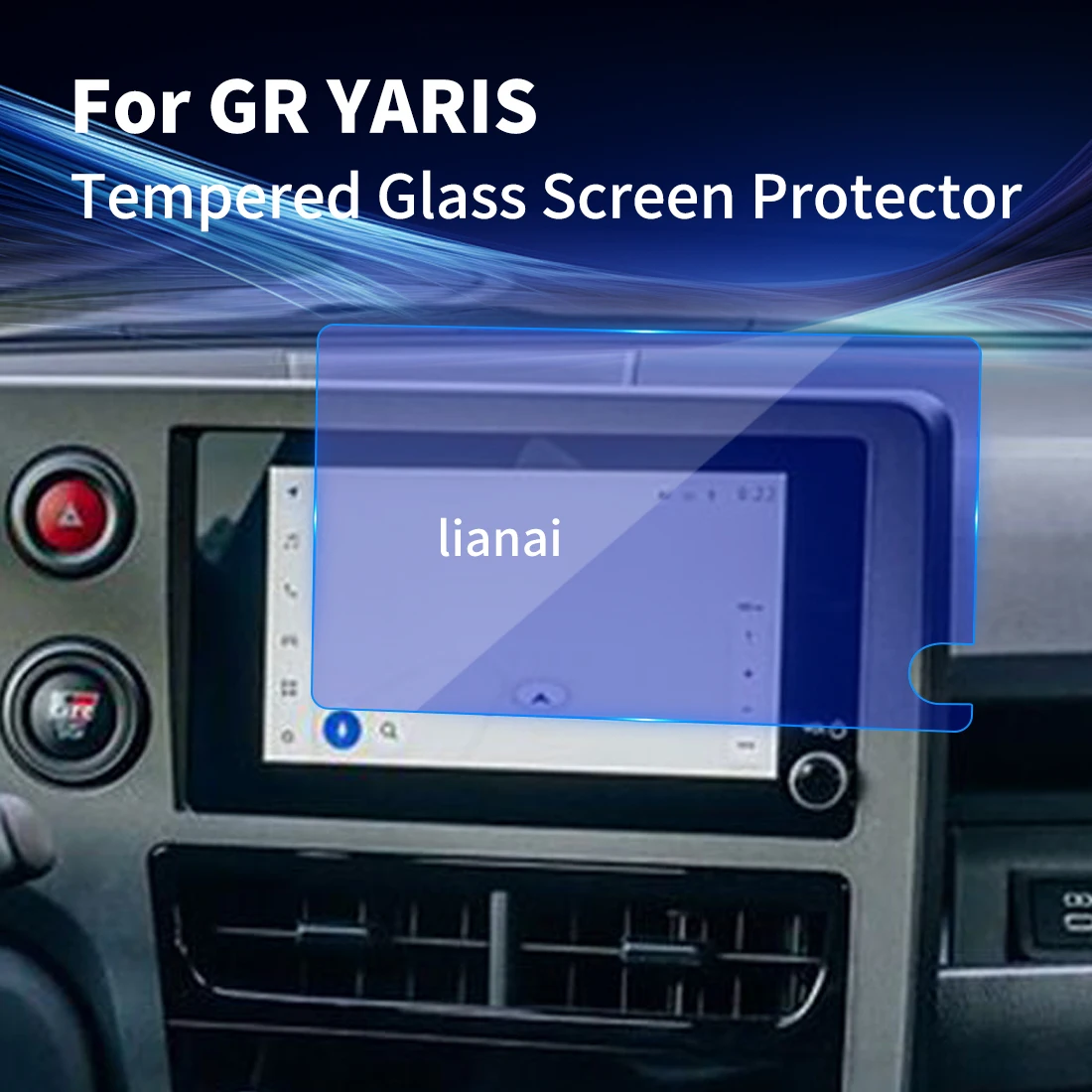 

Защитная пленка Carplay для экрана, защита для навигатора, автомобильные наклейки, аксессуары для 24toyota GR YARIS